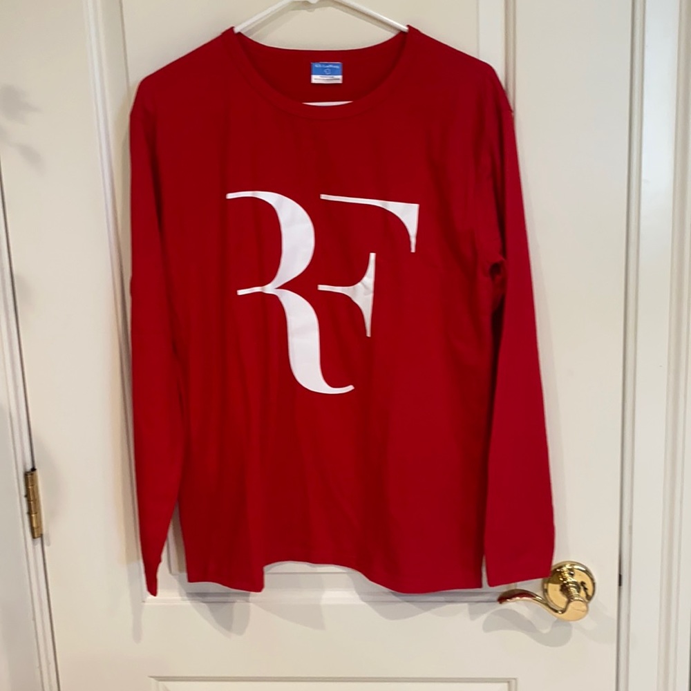 Roger Federer red long sleev